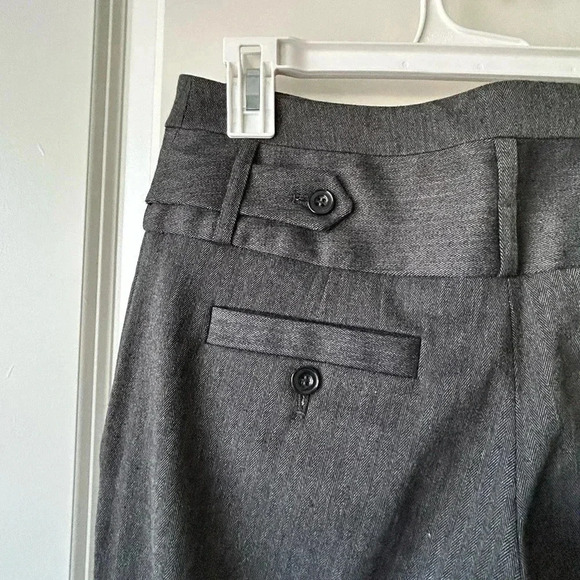 Anthropologie Cartonnier Straight Leg Gray Trousers | size 4 - Picture 7 of 7